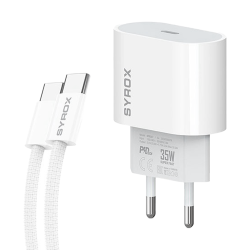 Syrox IPD35T Type-C to Type-c Şarj Seti 35w