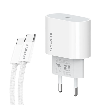 Syrox IPD35T Type-C to Type-c Şarj Seti 35w
