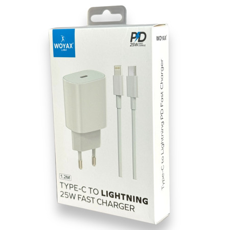 Woyax By Deji WY-S17 25w Type-c to Lightning şarj seti