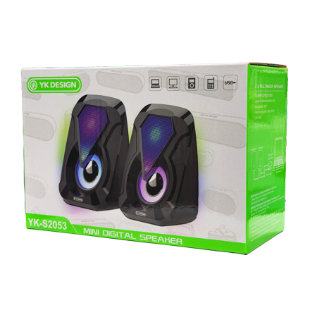 YK-S2053 Mini Digital Bilgisayar Speaker – Toptan Bilgisayar Hoparlörü
