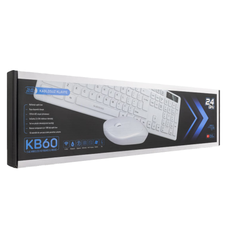 SUBZERO KB60 2.4 GHz Kablosuz Klavye ve Mouse Seti