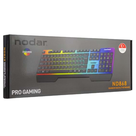 NODAR ND868 Rainbow LED Işıklı Pro Gaming Oyuncu Klavyesi