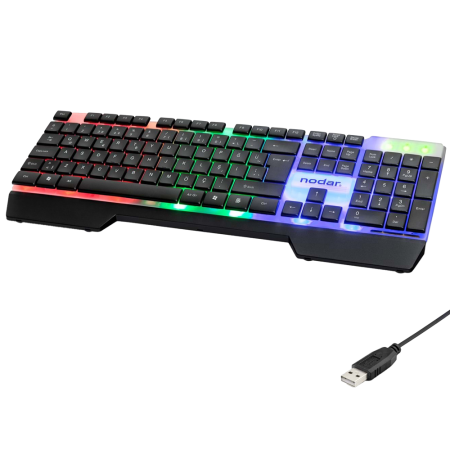 NODAR ND868 Rainbow LED Işıklı Pro Gaming Oyuncu Klavyesi