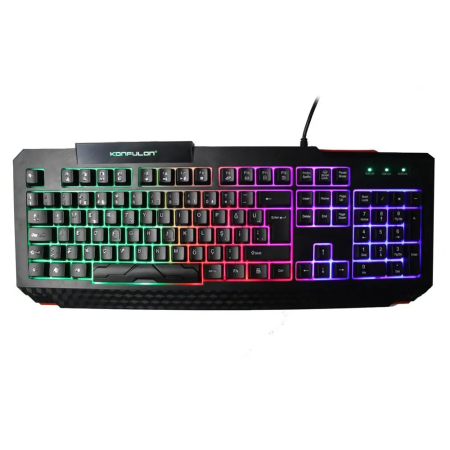 KONFULON V2 RGB Görünümlü Işıklı Gaming Oyuncu Klavyesi – Türkçe Q