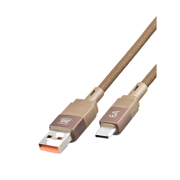 Subzero CL166 6A Usb To Type-C Kablo I Hasır Subzero CL166 6A Usb To Type-C Kablo I Hasır