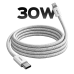 SİMEX SPK-19 2M 30W Type-C to Lightning Hasır Örgülü Hızlı Şarj Kablosu SİMEX SPK-19 2M 30W Type-C to Lightning Hasır Örgülü Hızlı Şarj Kablosu