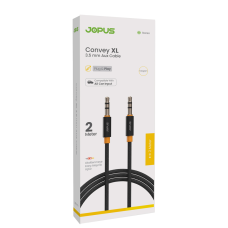 Jopus AUX to AUX Kablo 2 Metre – 3.5mm Ses Kablosu