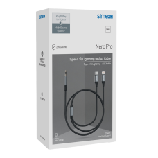 Simex Nero Pro Type-C ve Lightning AUX Kablo