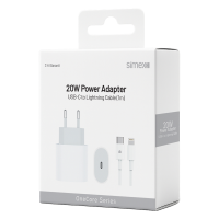 Simex 20w PD Şarj Cihazı ve Lightning Kablo Şarj Seti