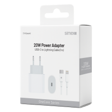 Simex 20w PD Şarj Cihazı ve Lightning Kablo Şarj Seti