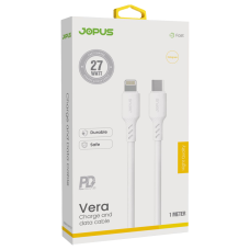 Jopus Vera Fast 27W Type-C to Lightning Hızlı Şarj ve Data Kablosu
