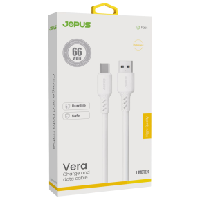 Jopus Vera Fast 66W USB to Type-C Hızlı Şarj ve Data Kablosu