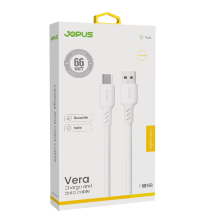 Jopus Vera Fast 66W USB to Type-C Hızlı Şarj ve Data Kablosu