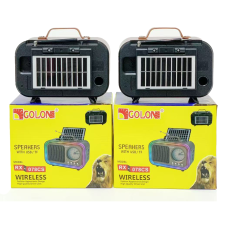 Golon Rx-078C RGB FM Speaker I Güneş Enerjili