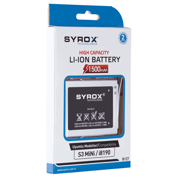 Syrox Syx-B127 Samsung S3 mini Batarya Syrox Syx-B127 Samsung S3 mini Batarya