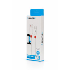 Bayrox Byx-70 Elastik 2.4A Usb To Micro Şarj Kablosu 