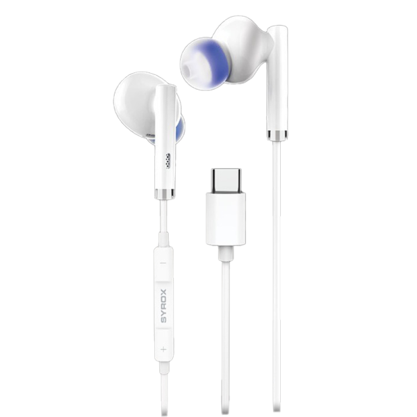 SYROX K23S Silikonlu Type-C Kablolu Kulak İçi Kulaklık