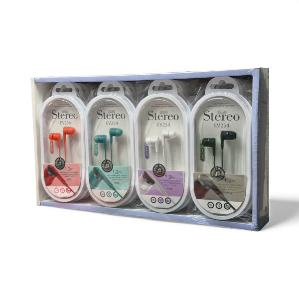 Bayrox Ev254 Mikrofonlu Kablolu Kulaklık I 20li Bayrox Ev254 Mikrofonlu Kablolu Kulaklık I 20li
