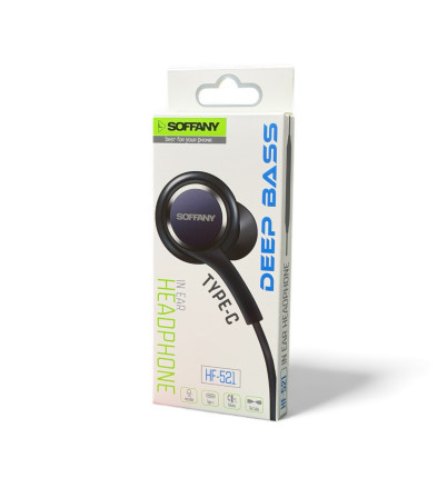 Soffany HF-521 Type-C Kablolu Kulaklık 