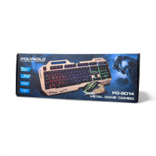 Polygold PG-8014 Metal Klavye ve Mouse 