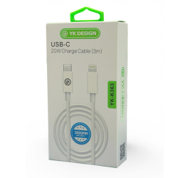 YK I K361 20W Type-c To Lightning Kablo 3 METRE