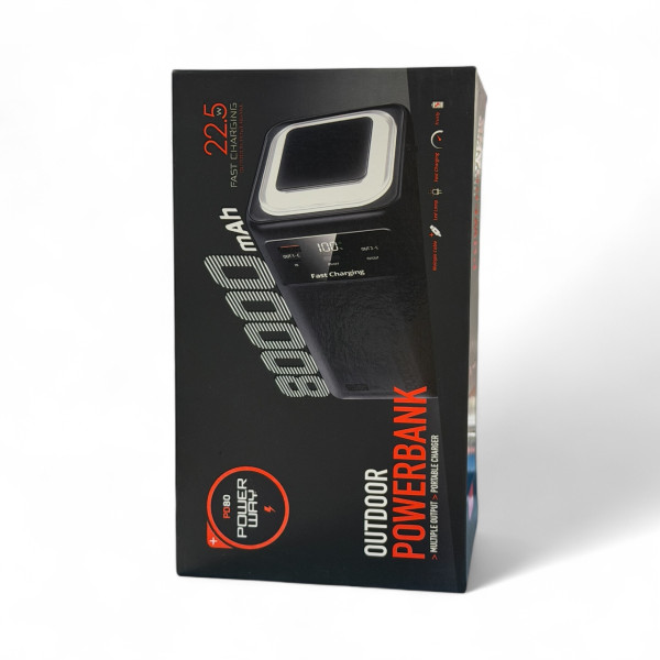 Powerway PD80 22.5w 80.000 Mah I Işıklı Powerbank