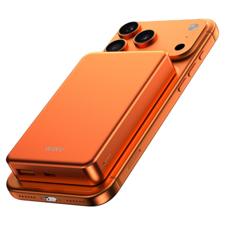 WIWU P15-1 10000 mAh Ultra İnce Manyetik 20W PD 15W Kablosuz Powerbank – Toptan