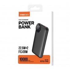 Recci PRB-P48 22.5w x2 PD 10.000 Mah Powerbank
