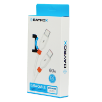 Bayrox Byx-60TK Elastik 60w Type-C To Type-C Şarj Kablosu