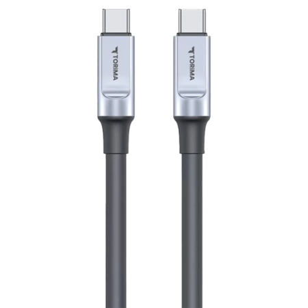 Torima U15 Silikon 60W 3A Type-C To Type-C Hızlı Şarj Kablosu