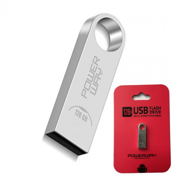 Powerway 128 GB Metal Flash Bellek