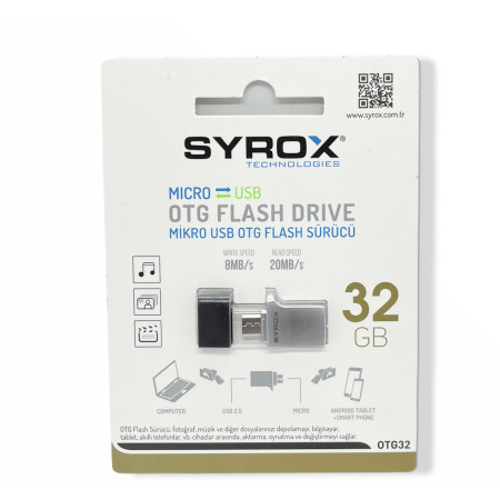 Syrox 32 Gb Micro Otg Flash